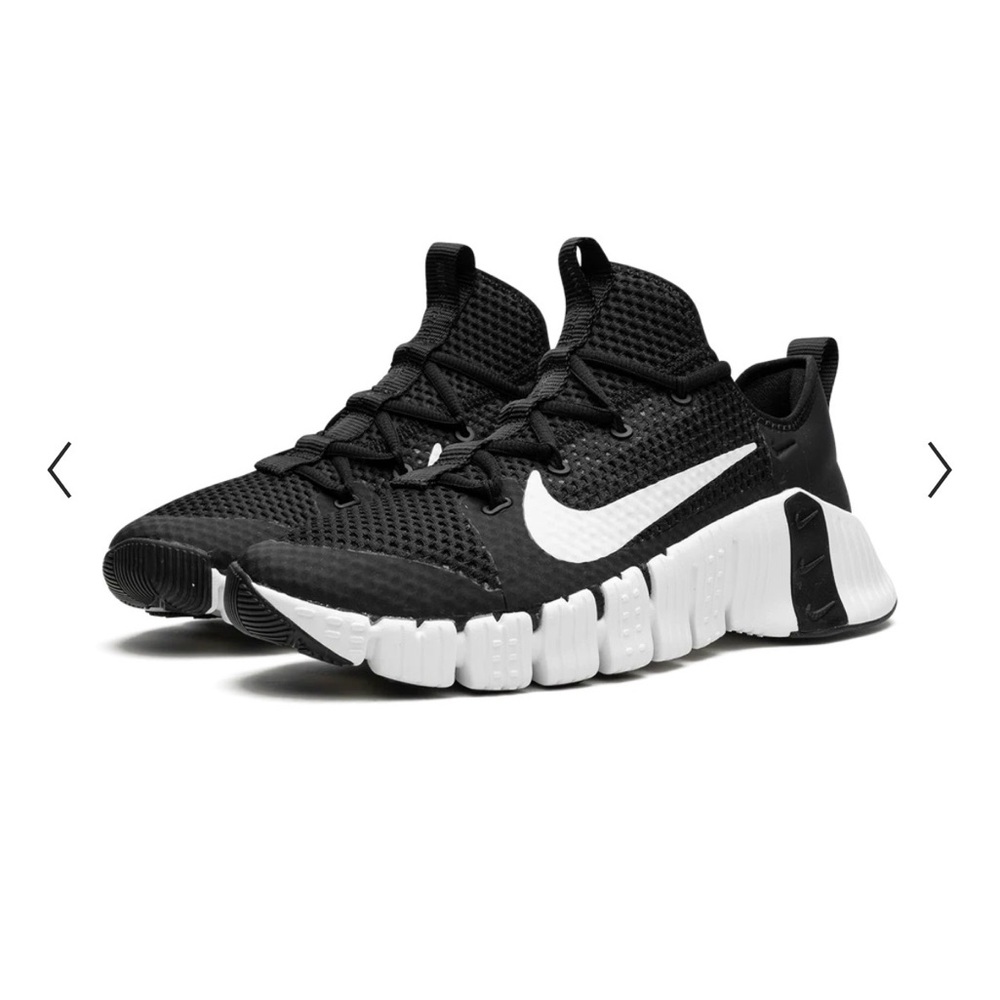 NIKE FREE METCON 3 BLACK/WHITE CJ0861 010 Men 8.5/ Women 10